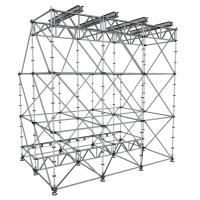 Башня под экран 6 м шириной 6 м глубиной 4 м (метрика)